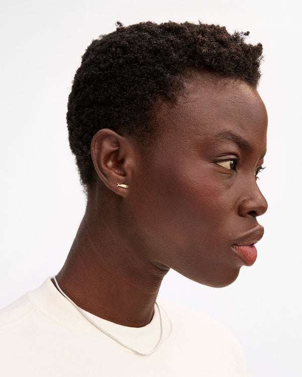 Sardine Stud Earrings on Dija