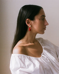 Scarlett Earrings on model