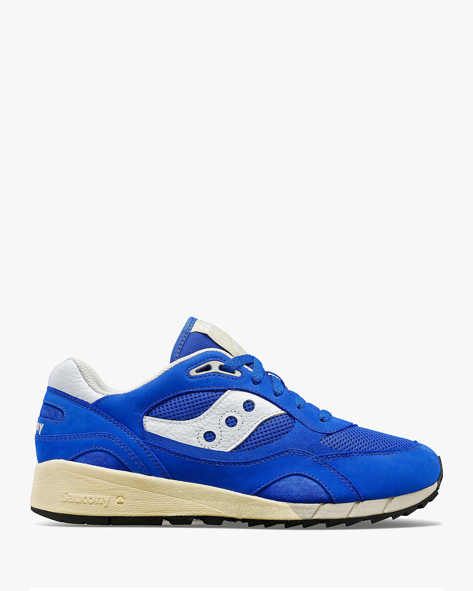 Saucony Shadow 6000 Sneakers in Blue and White 