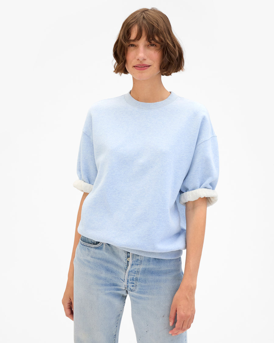 Short Sleeve Oversized Sweatshirt