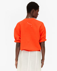 Short Sleeve Oversized Sweatshirt back view