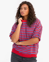 Short Sleeve Oversized Sweatshirt on Jade