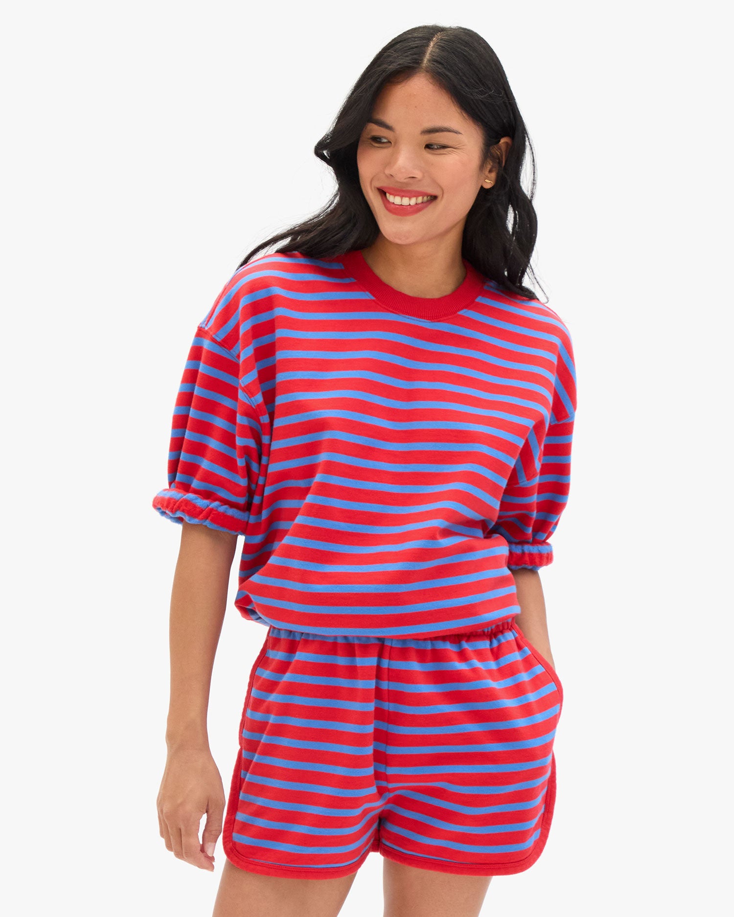 Short Sleeve Oversized Sweatshirt