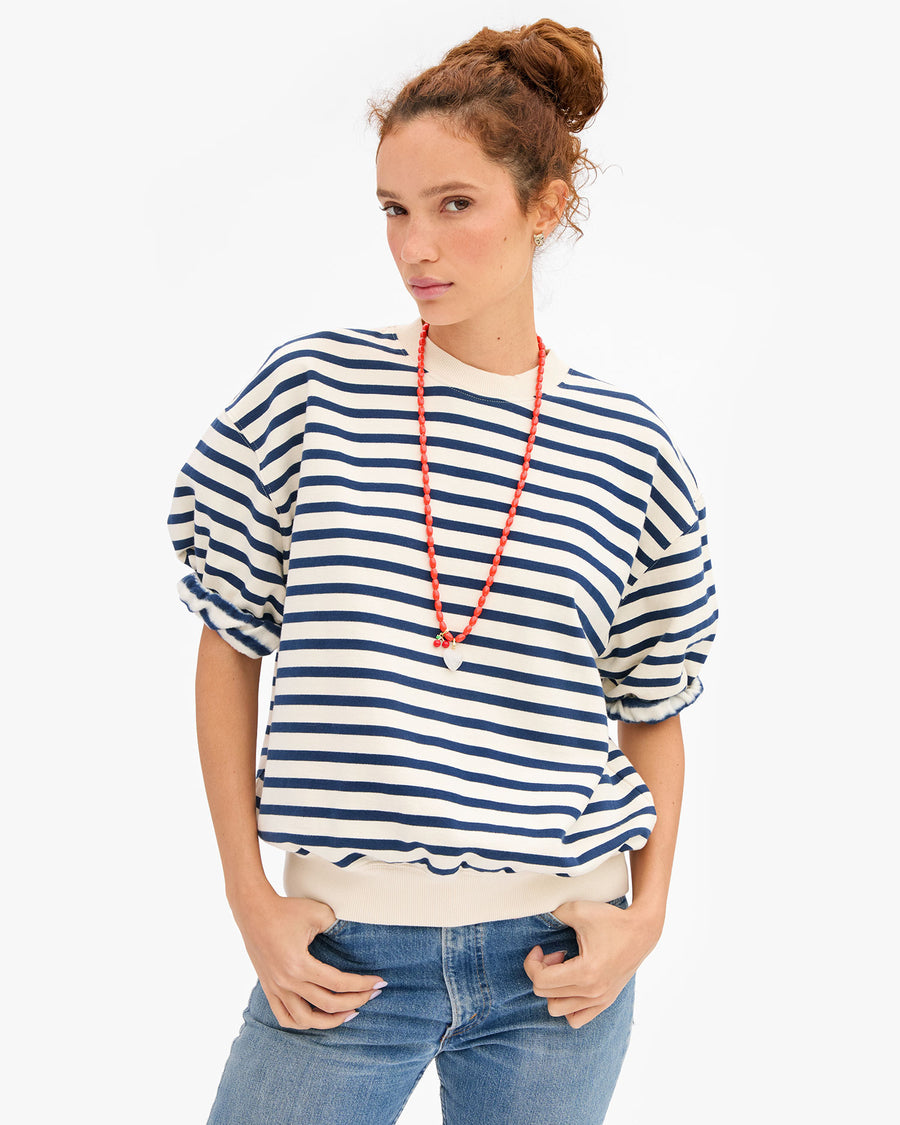 Short Sleeve Oversized Sweatshirt