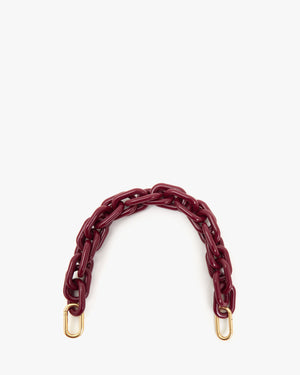 Oxblood Resin Shortie Strap