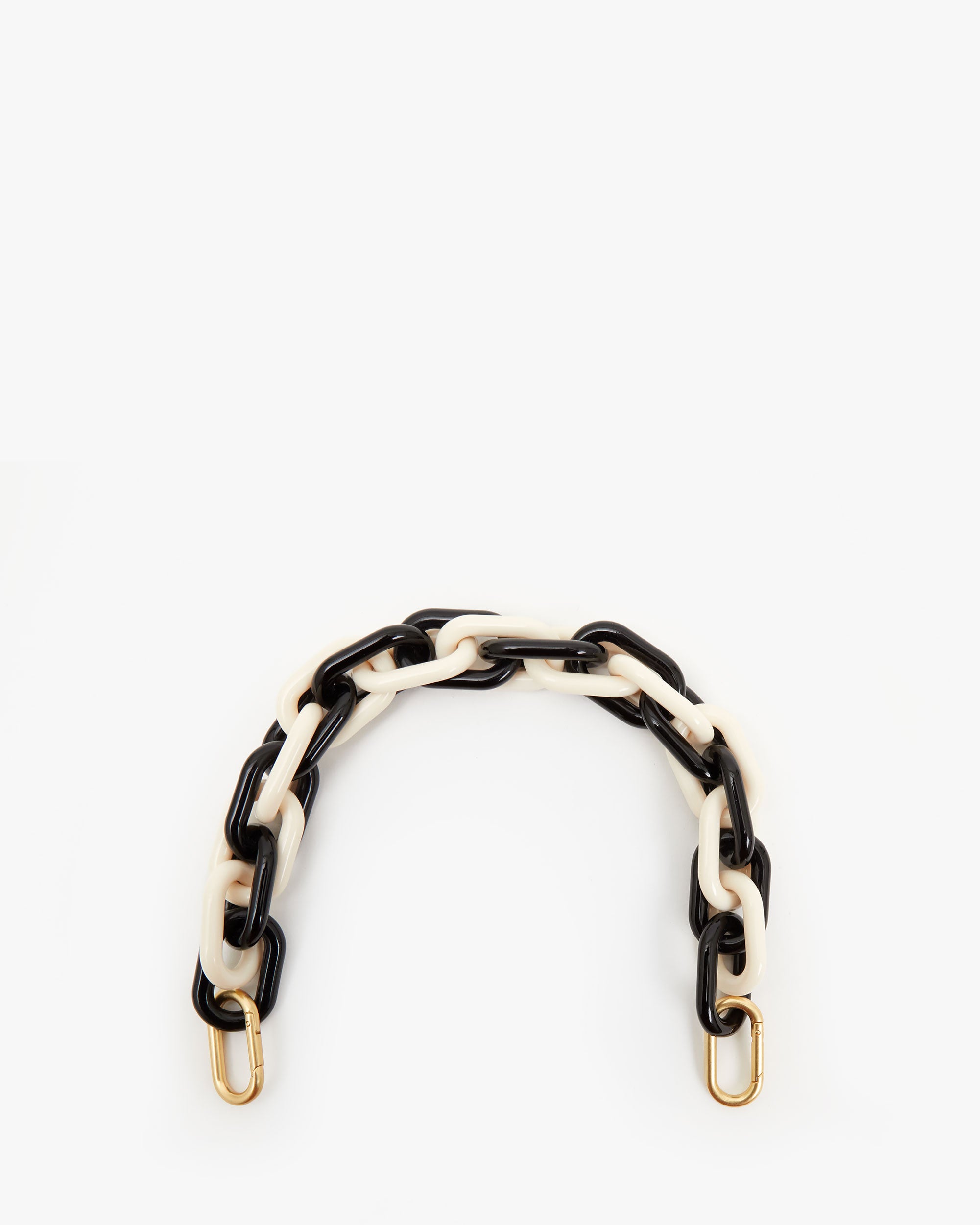 The Clear Acrylic Chain Shortie Bag Strap — House of Happy