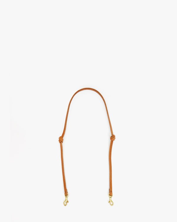 Cuoio Thin Knotted Shoulder Strap