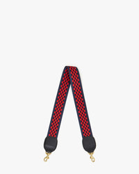 Clare V. Shoulder Strap - Navy & Red