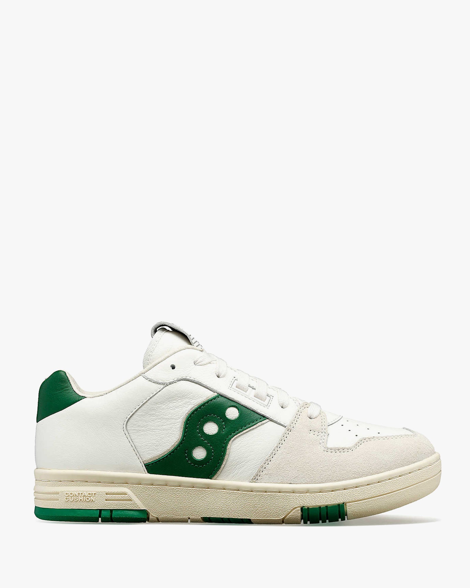 Saucony Sonic Low Sneakers in Green and Beige