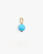 Turquoise Stone Bead Charm
