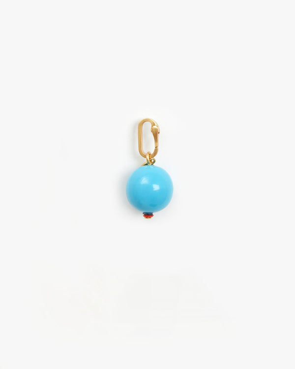Turquoise Stone Bead Charm
