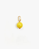 Yellow Stone Bead Charm