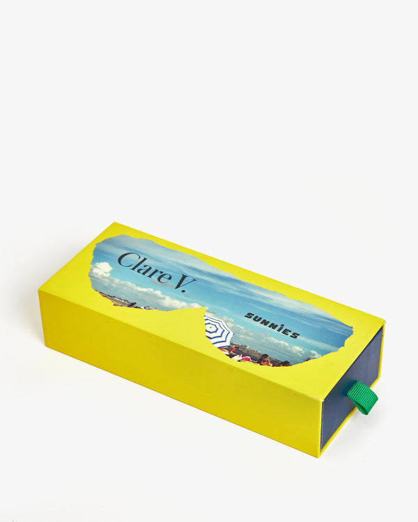 box of the Clare V. Heather Sunglasses