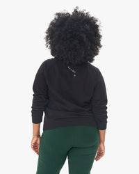 Black Bourgeoisie Sauvage Sweatshirt on Candice - Back View