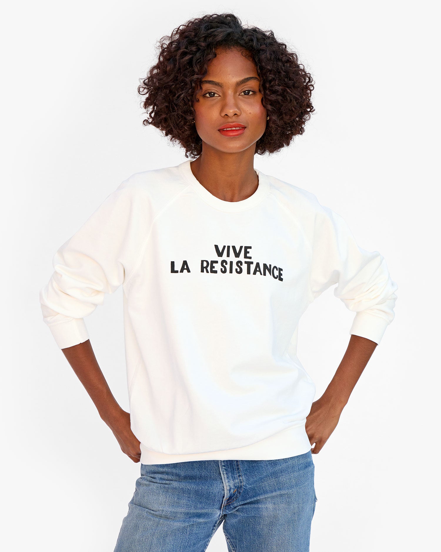 トレーナー/スウェット very brain VC-133 Nude girl sweatshirt Heather Grey Whit Sweatshirt