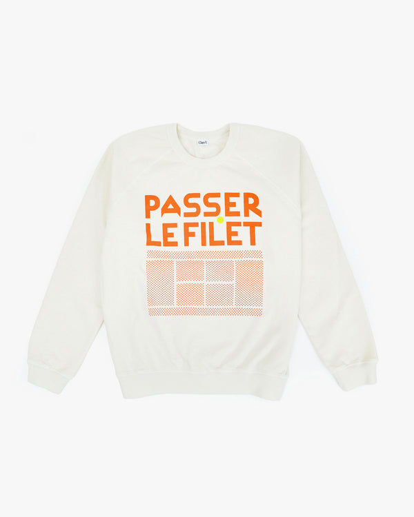Sweatshirt Cream w/ Passer le Filet flat image