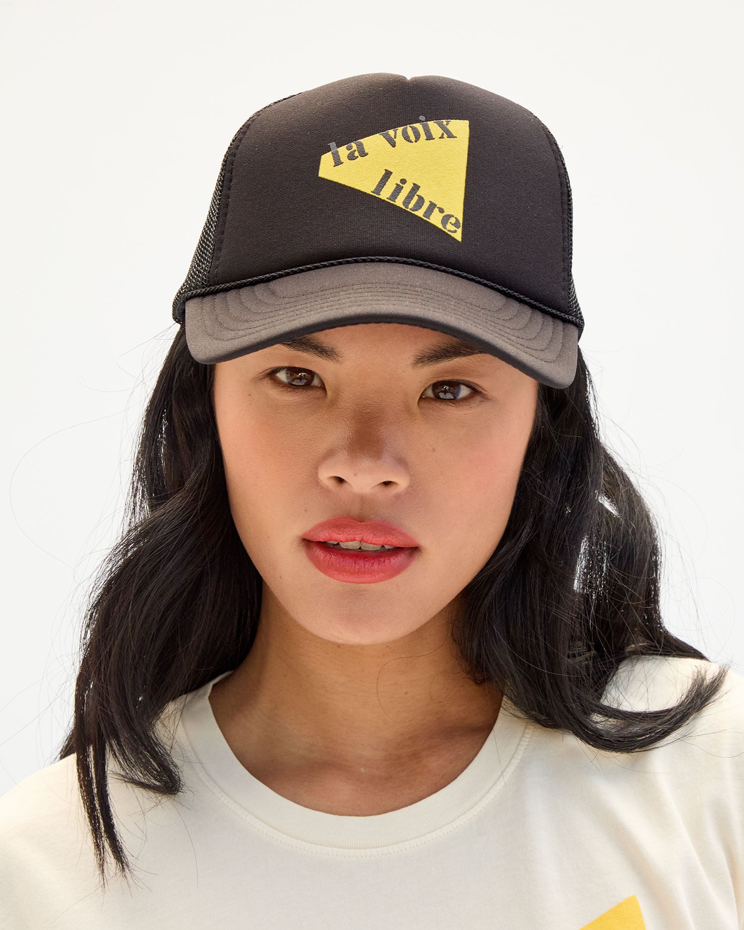 Trucker Hat on Sandra