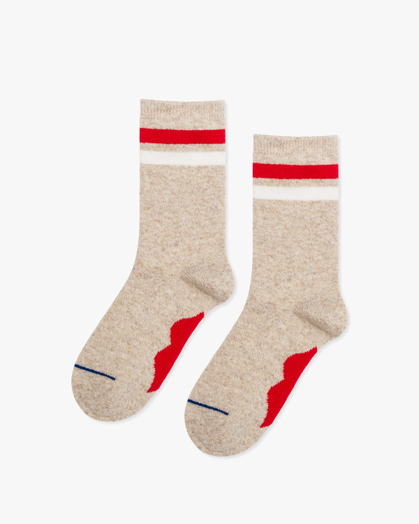 Varsity Cashmere Crew Socks image 1