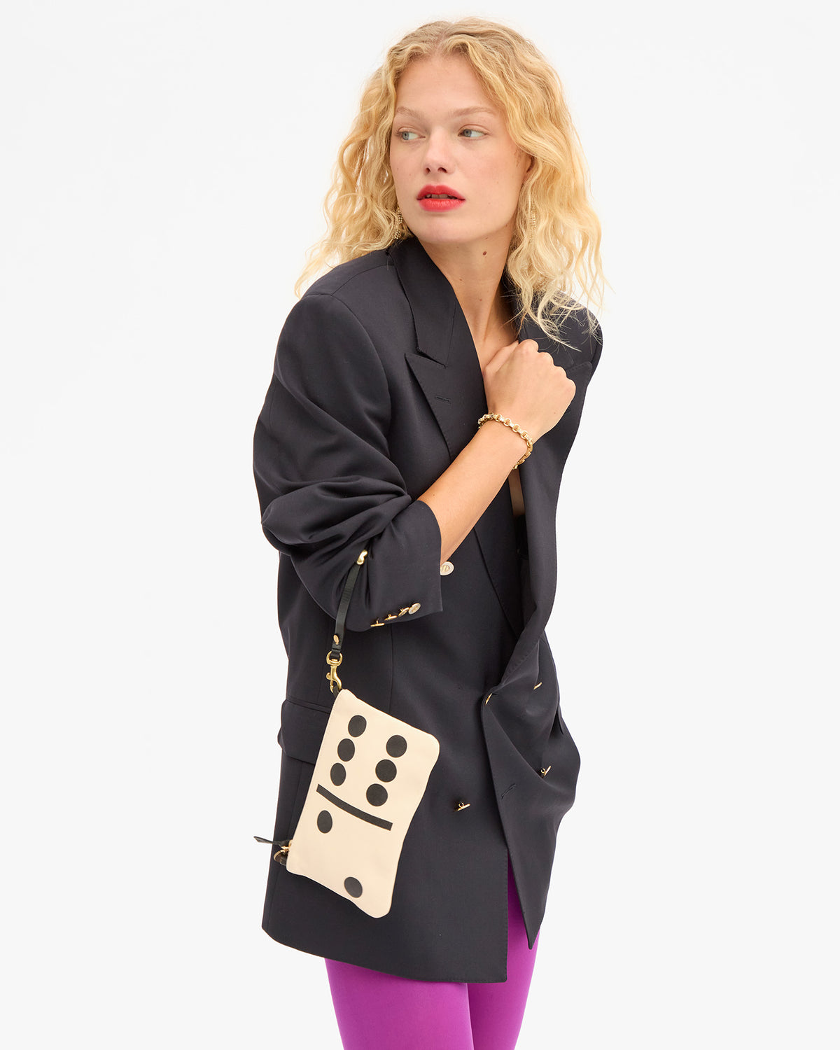 Wallet Clutch on Liva's arm