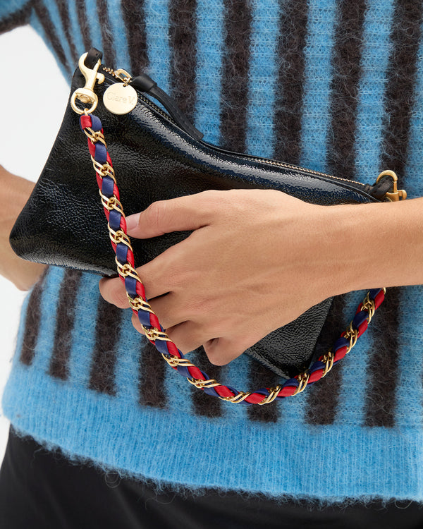 Shortie Strap on Wallet Clutch w Tabs
