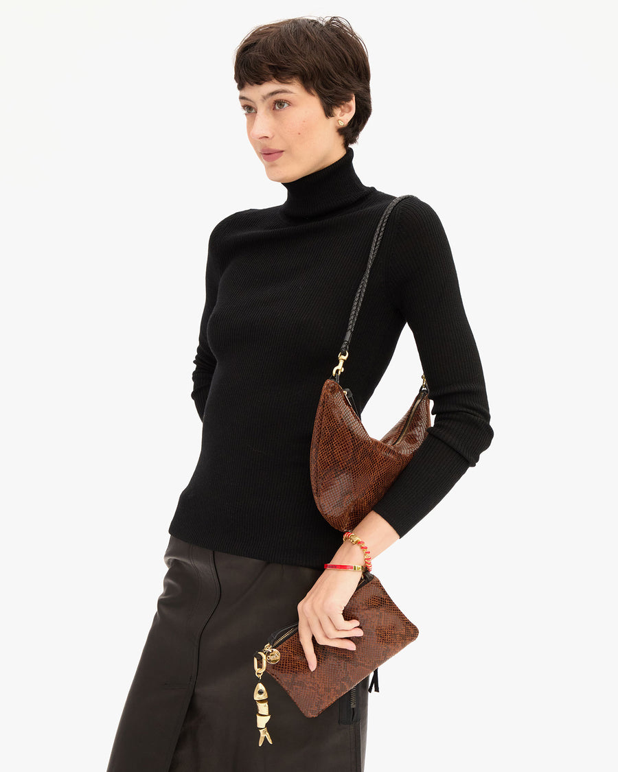 Sardine Fob on Wallet Clutch