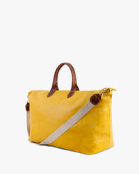 back flat of the Yellow Weekender 