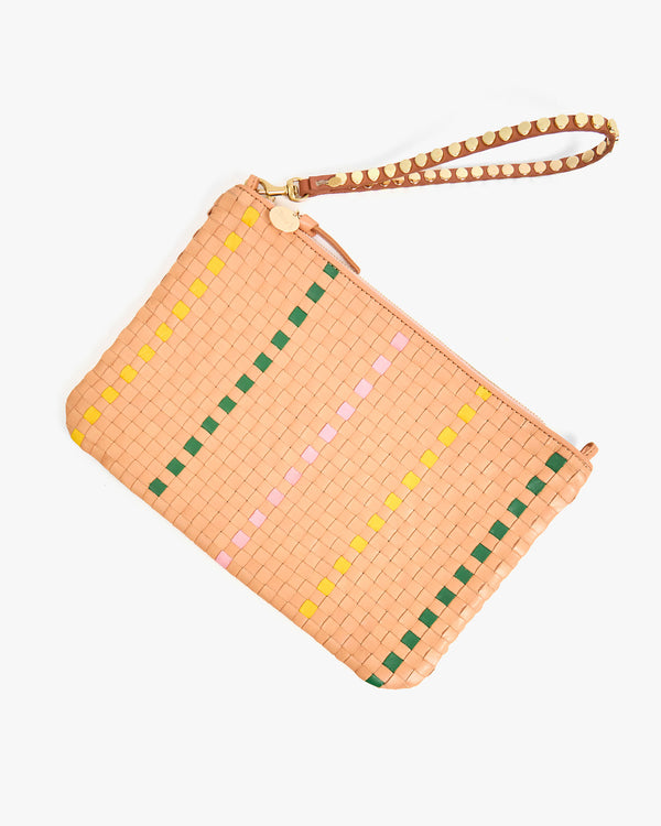 Wristlet on Flat Clutch