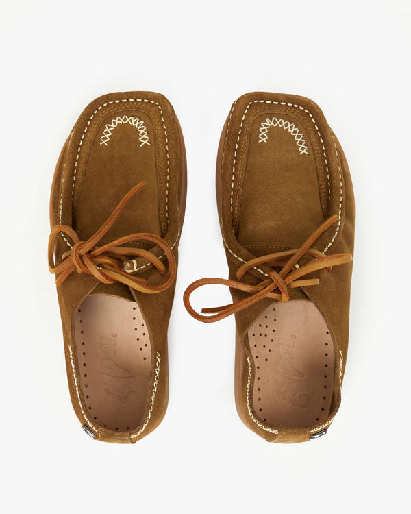 top view of the Yogi Footwear Willard Shoes in Moss