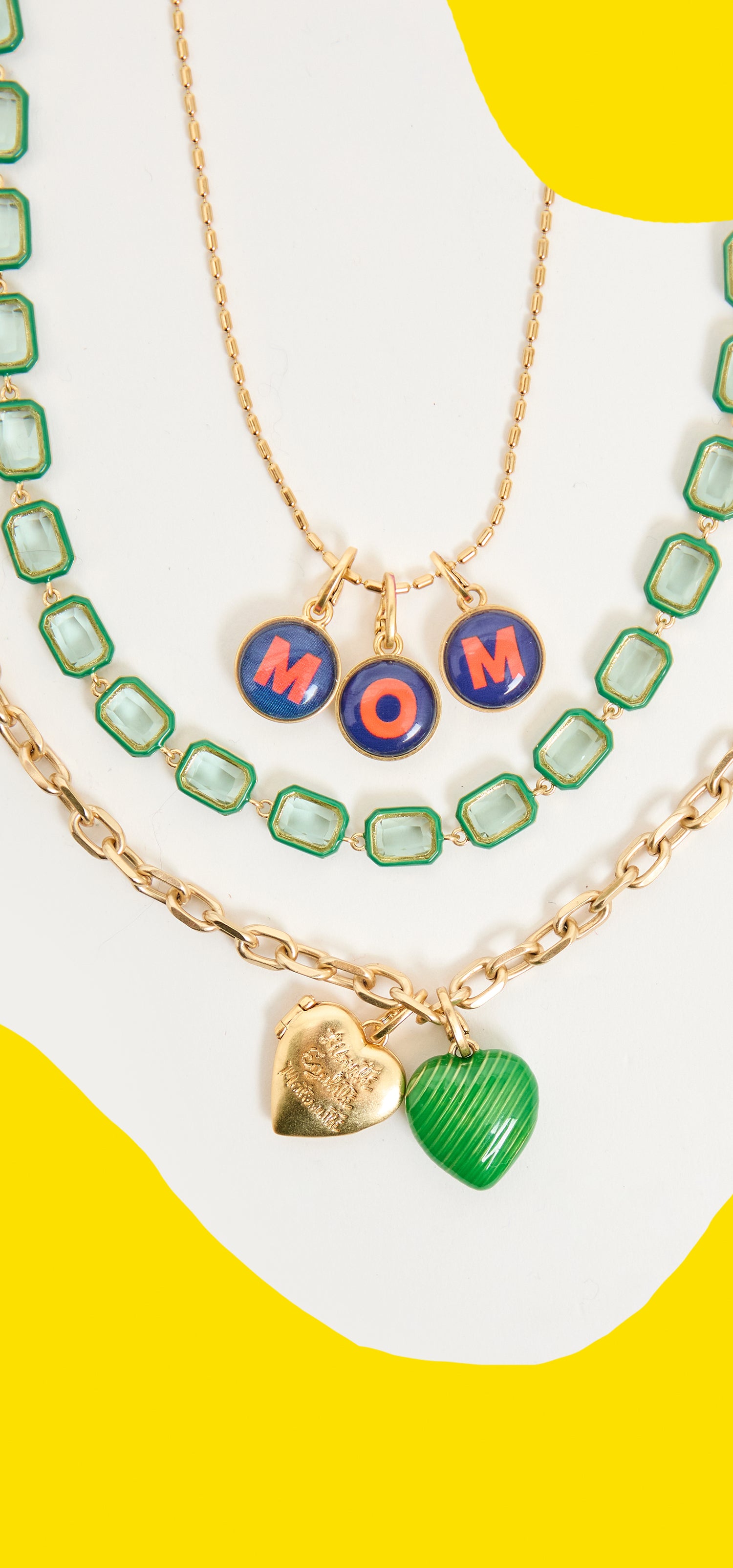 Assortment of Clare V. jewelry pieces. 