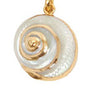 Gold Dipped Shell Charm
