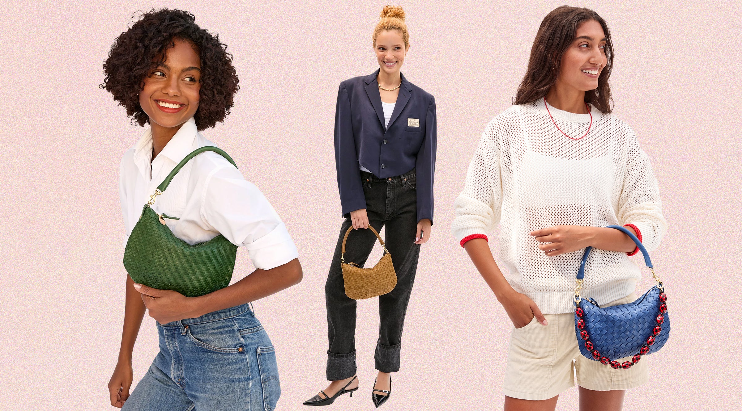 Models carrying Petit Moyens.