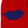 Lips Cashmere Crew Socks