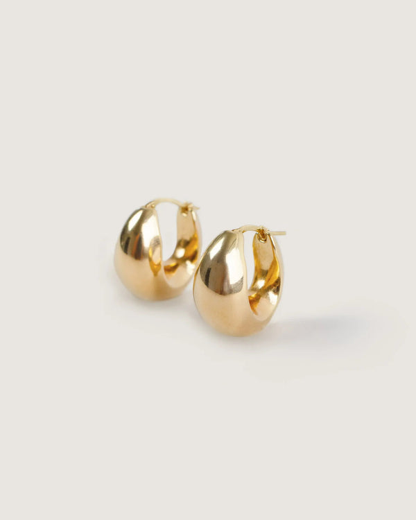 Bold Teardrop Hoop Earrings