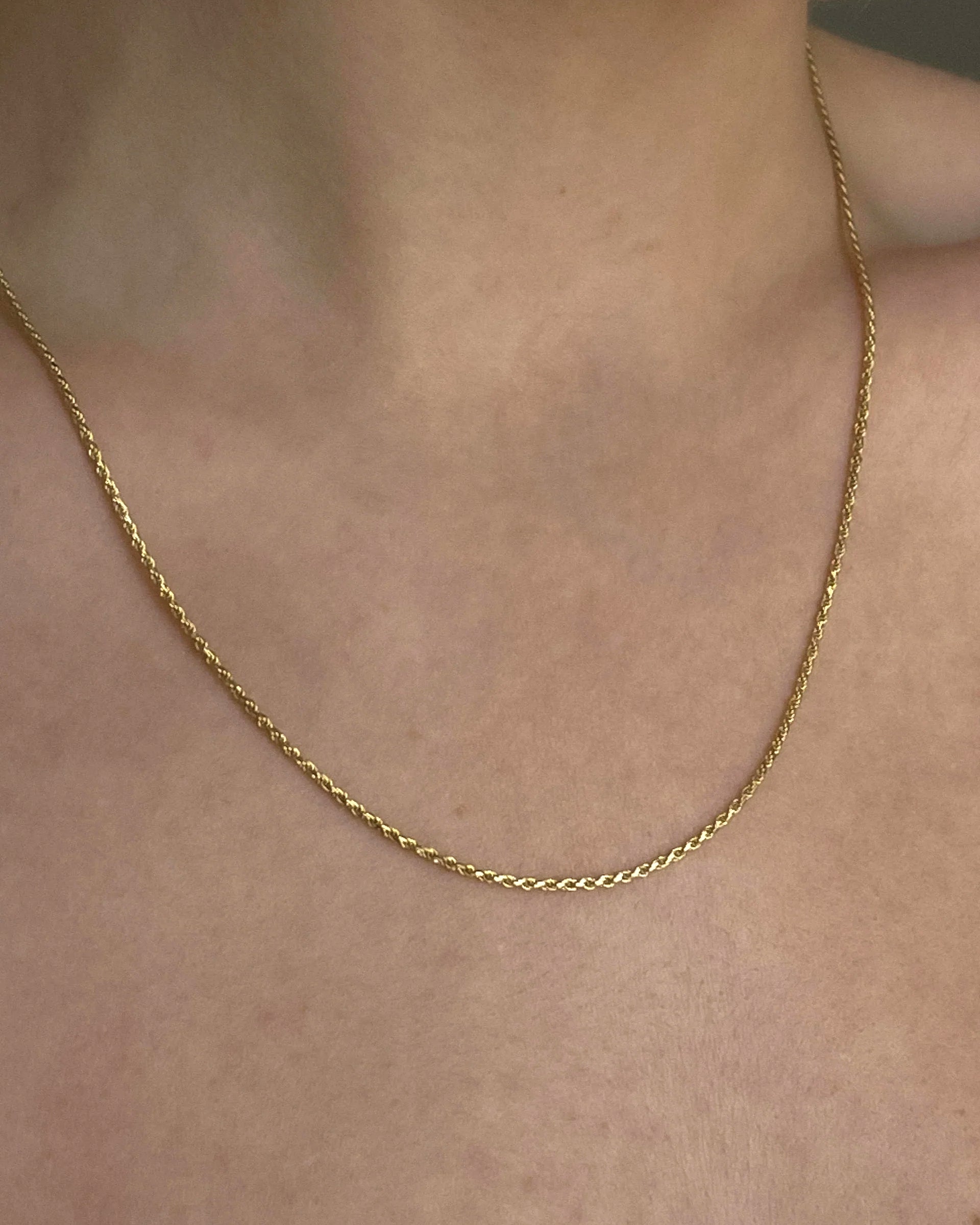 Petite Rope Chain Necklace – Clare V.