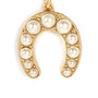 Pearl Horseshoe Charm