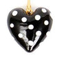Polka Dot Heart Charm