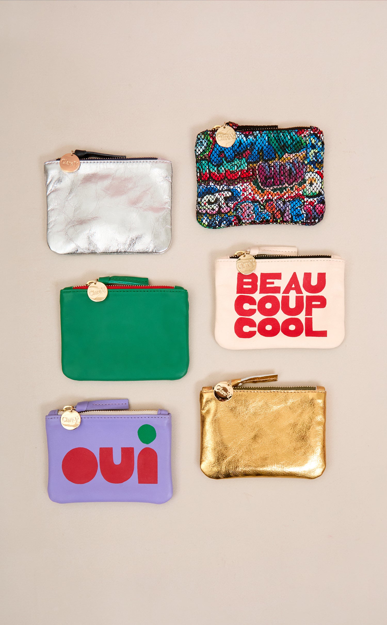 Clare V. Coin Clutches.