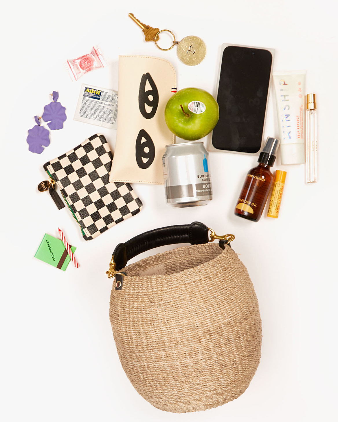 Pot de Miel with a selection of items that fit inside.