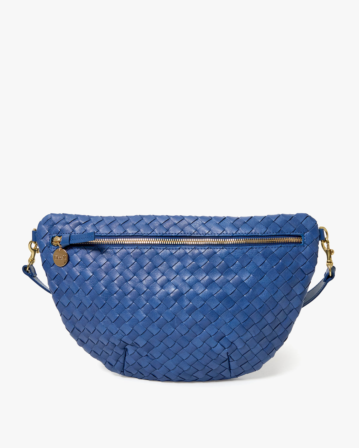 French Blue Diagonal Woven Grande Fanny.