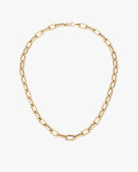 7mm Italian Chain Link Necklace