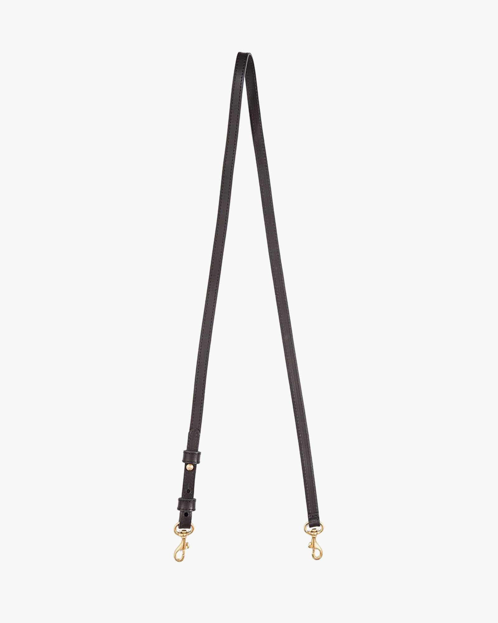 Clare V. Adjustable Webbing Strap Black & Cream