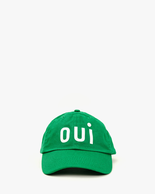 Green Oui Baseball Hat