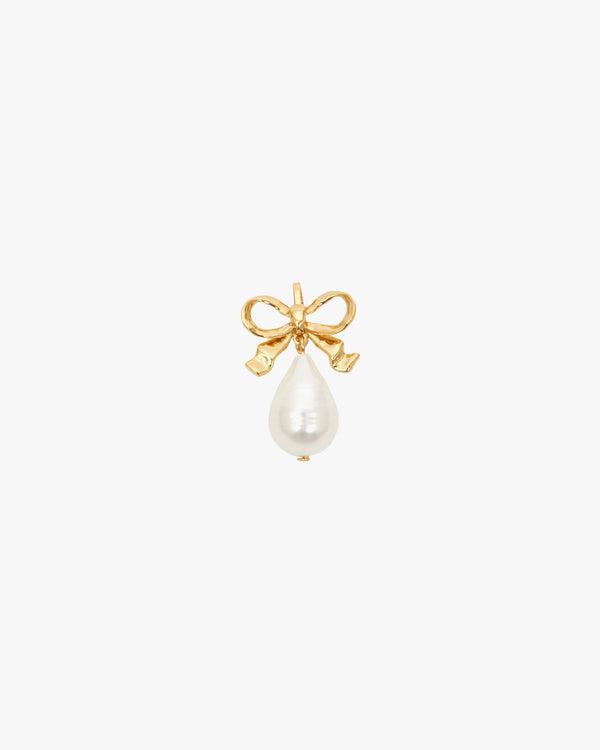 Bow & Pearl Charm