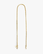 Brass Box Chain Crossbody Strap