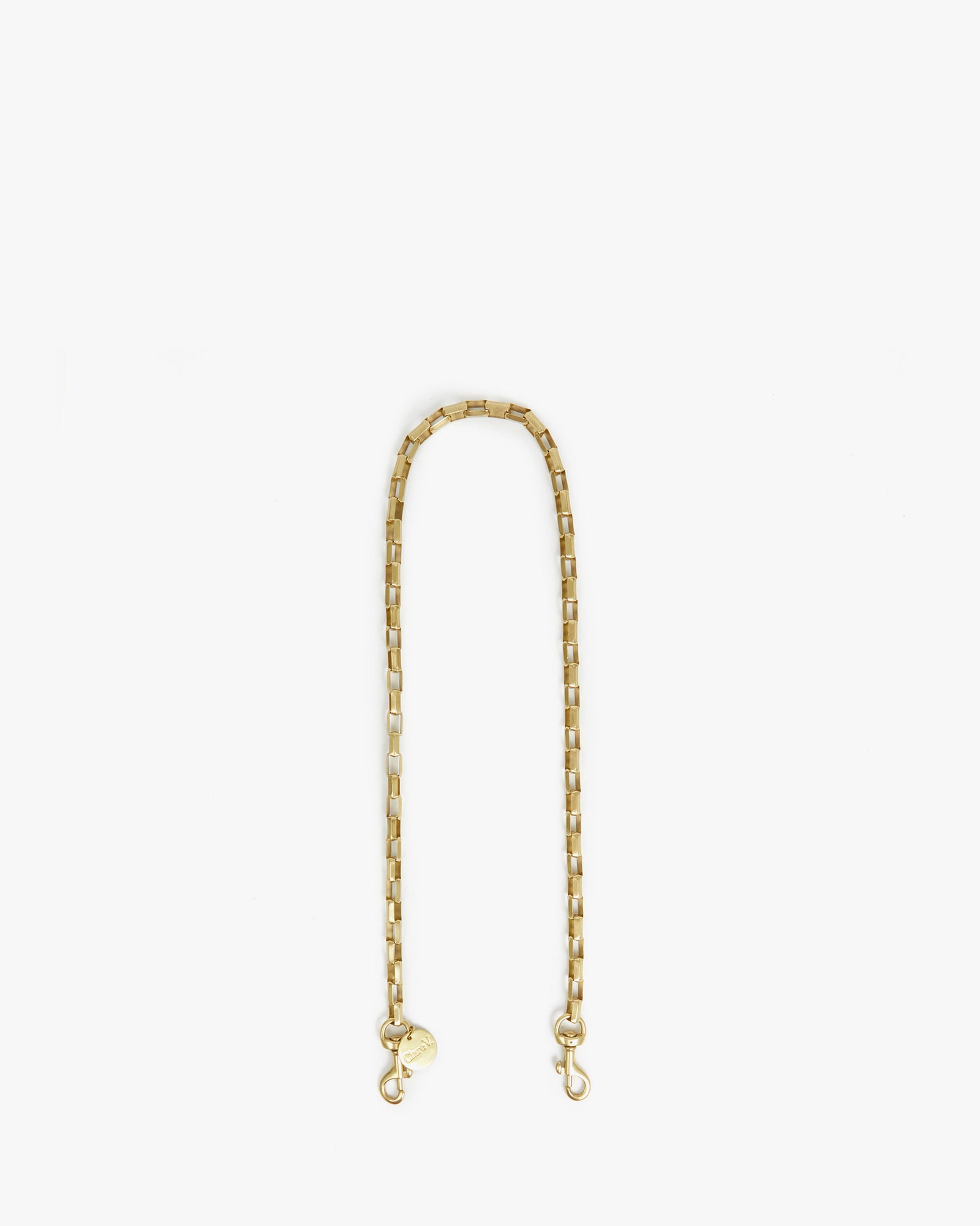 Thick Chain Crossbody Strap Brass – Clare V.