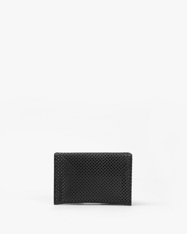 Black Perf Card Envelope - Back Flat