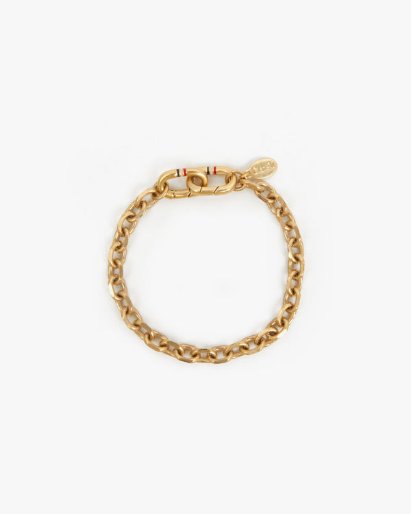 Vintage Gold Charm Chain Bracelet