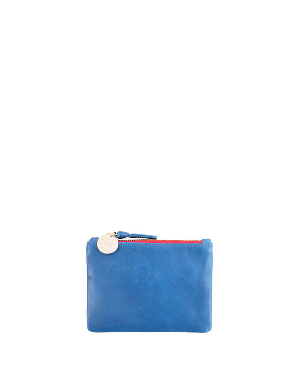 Cobalt Coin Clutch - Front