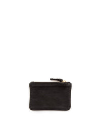 Coin Clutch Black Nubuck Leather – Clare V.