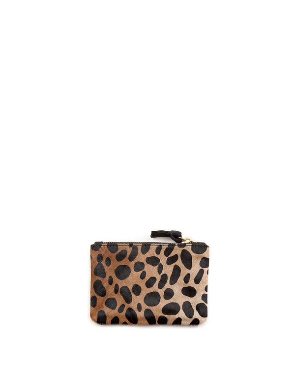 Leopard Hair On Coin Clutch - Back